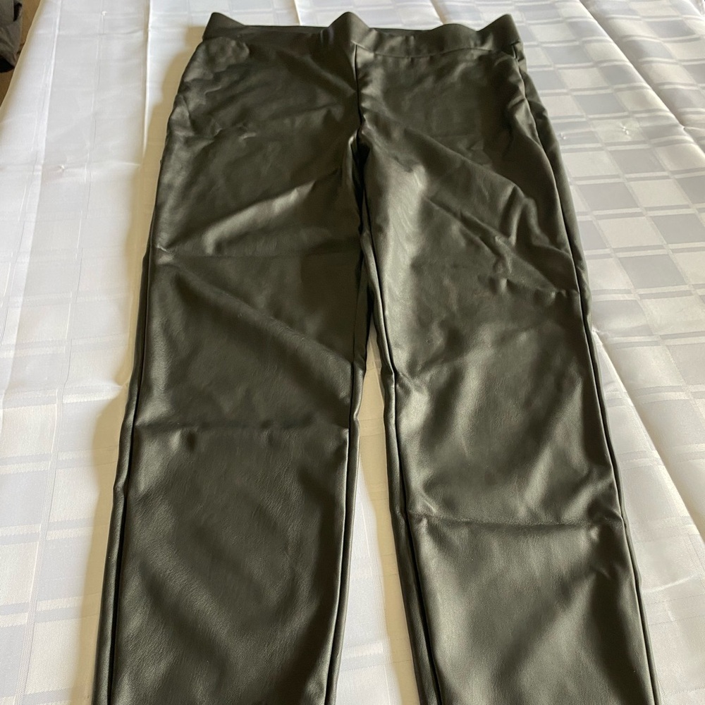 Faux Black Leather Pants 
NWT from Penningtons